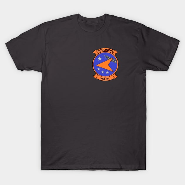 Strike Fighter Squadron 81 (VFA-81) T-Shirt by Airdale Navy